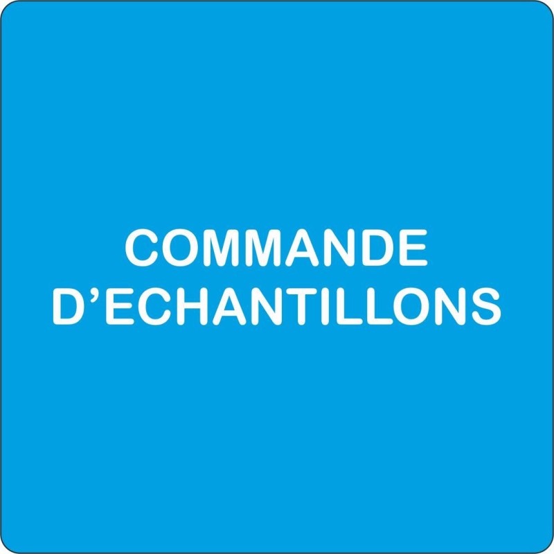 COMMANDE D'ECHANTILLONS