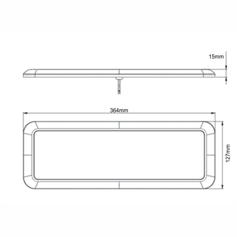 Plafonnier led van utilitaire camping car