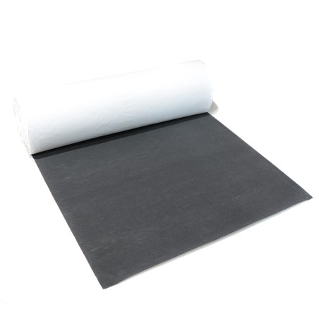 ROULEAU DE MOQUETTE ACOUSTIQUE ADHESIVE GRIS FONCE