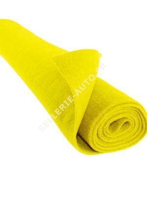 Roulette de moquette acoustique jaune 70/140cm