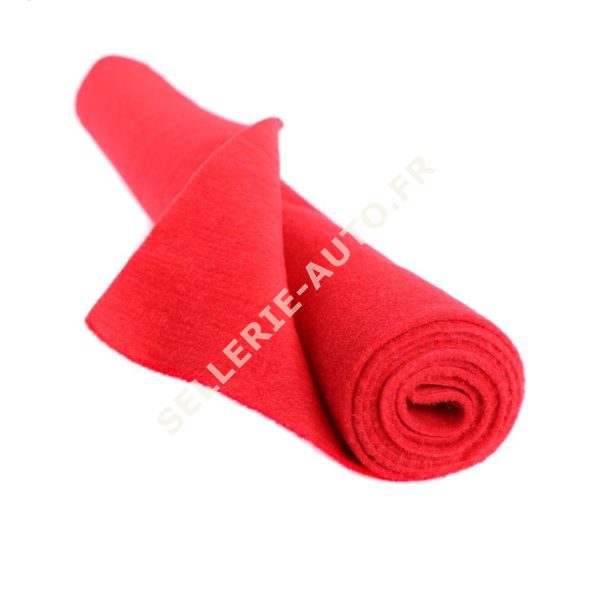 Roulette de moquette acoustique rouge 70/140cm