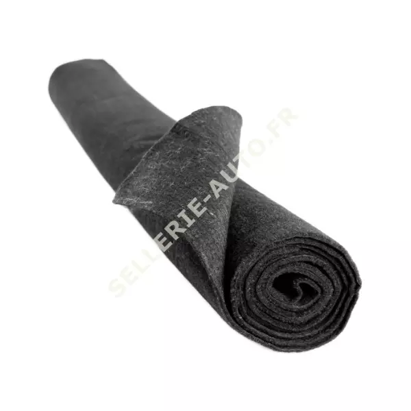 Roulette de moquette acoustique noir 70/140cm